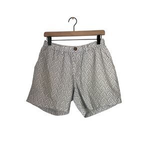 Chubbies Original Medium Nautical Anchor Shorts Blue White 5.5” Inseam USA